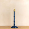 Bamboo Lamp Base, Gloss - Indigo ~in stock~