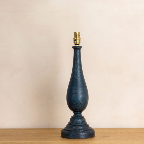 Flicker Lamp Base - Blue Oak