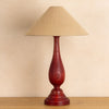 Flicker Lamp Base - Red Oak