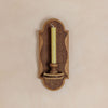 Charm Candle Sconce - Dark with Natural Oak