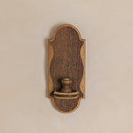 Charm Candle Sconce - Dark with Natural Oak