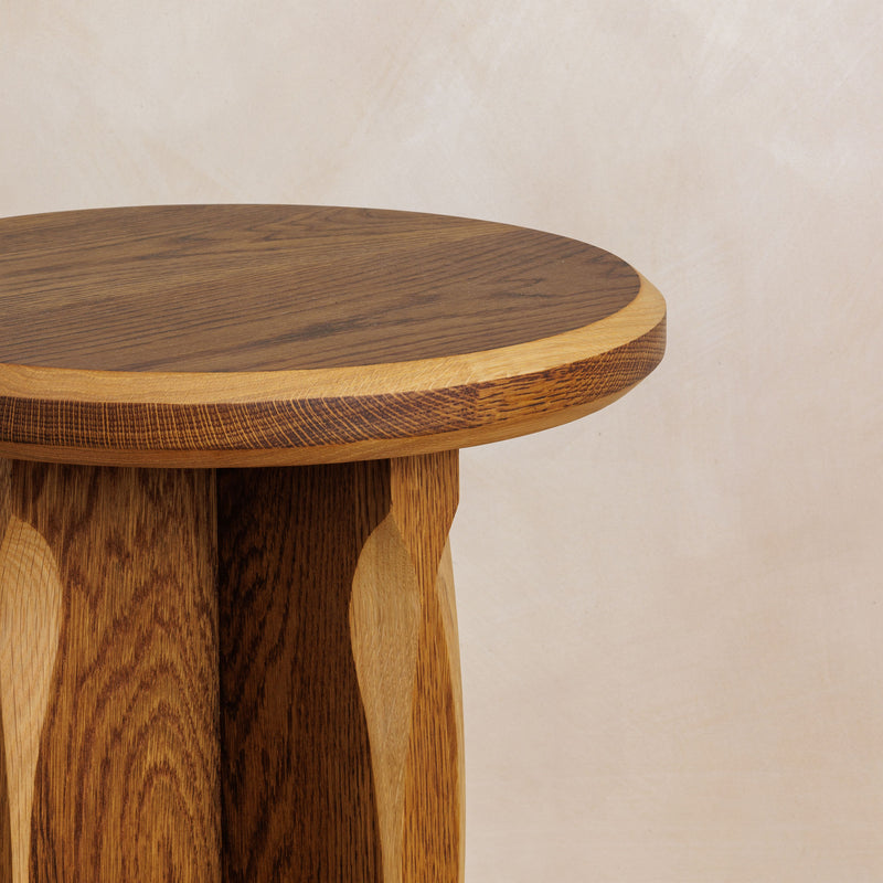 Tinker Side Table - Dark with Natural Oak
