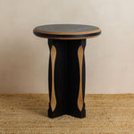 Tinker Side Table - Ebonised with Natural Oak