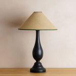 Flicker Lamp Base - Ebonised Oak
