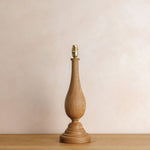 Flicker Lamp Base - Natural Oak