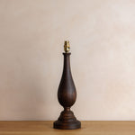 Flicker Lamp Base - Dark Oak