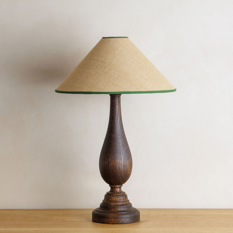 Flicker Lamp Base - Dark Oak