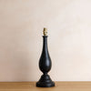 Flicker Lamp Base - Ebonised Oak
