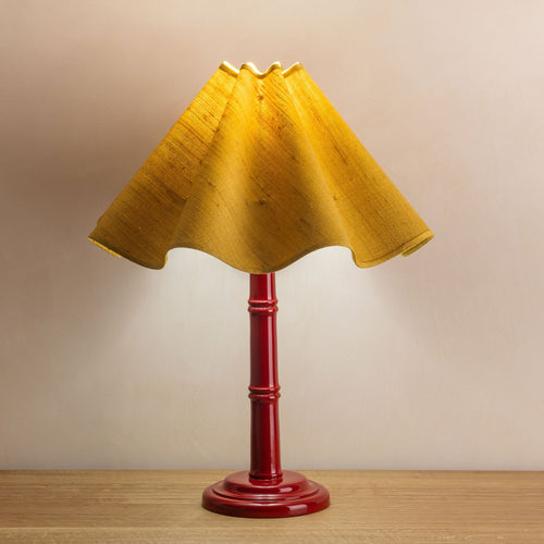 Bamboo Lamp Base, Gloss - Cherry