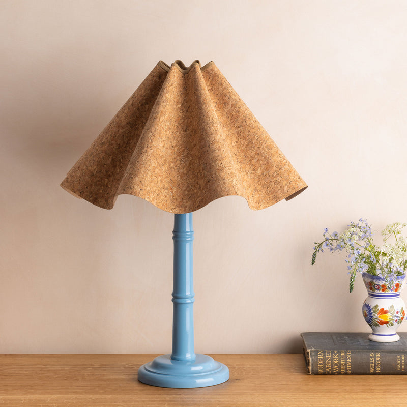Bamboo Lamp Base, Gloss - Sussex Sky