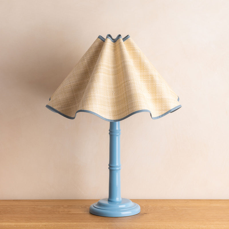 Bamboo Lamp Base, Gloss - Sussex Sky