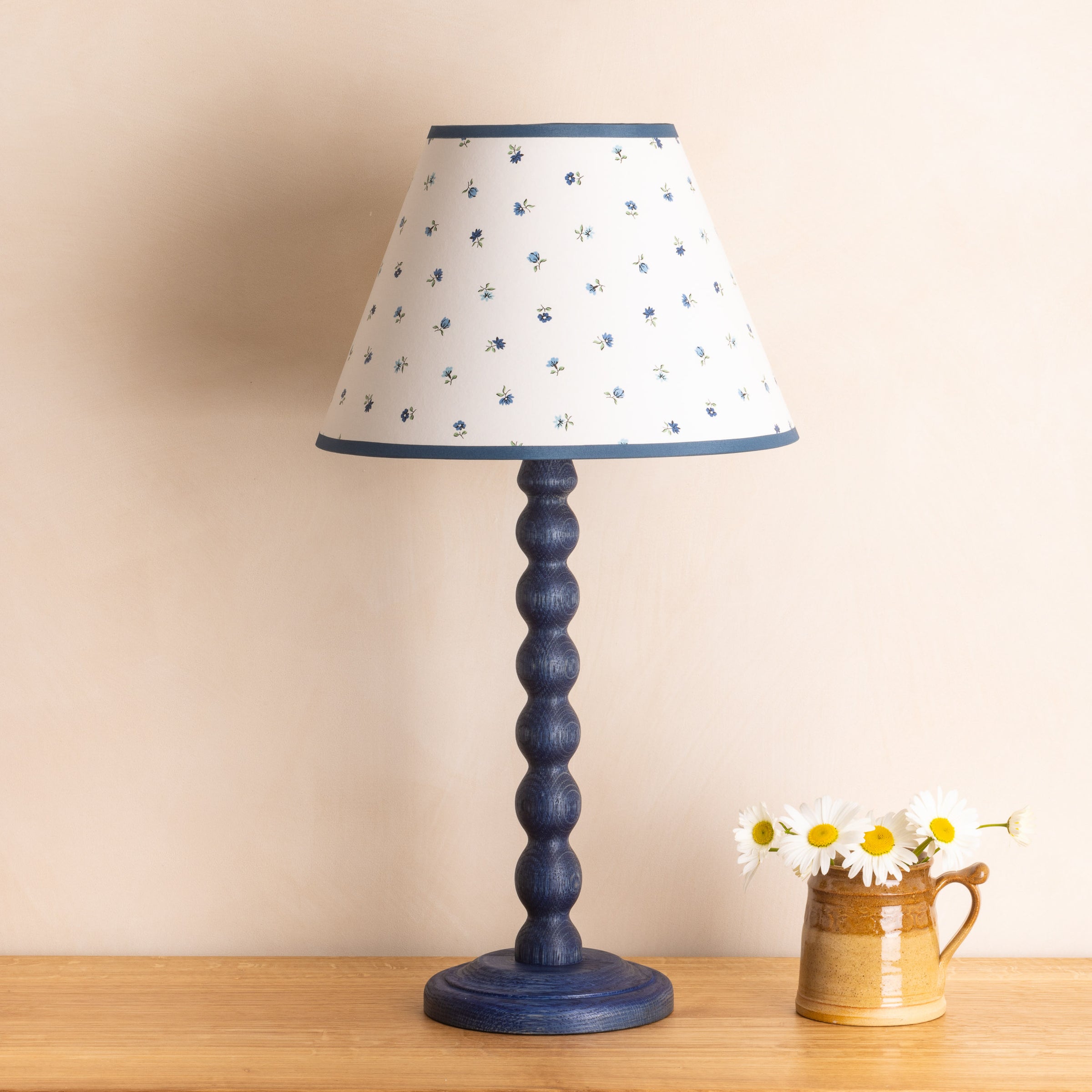Navy blue lamp base hotsell