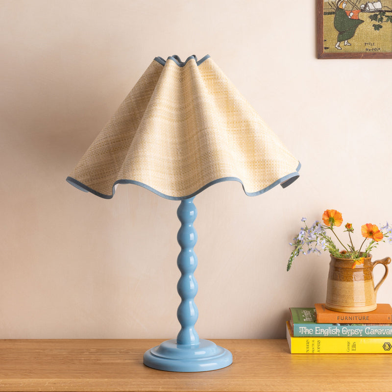 Bobbin Lamp Base Gloss Sussex Sky ALFRED NEWALL