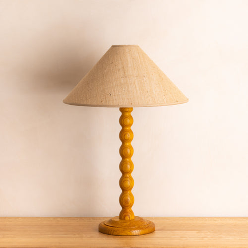 Bobbin Lamp Base - Yellow Oak ~in stock~