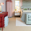 Bamboo Dressing Table with Reeded Drawers - Red Oak