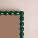 Cloakroom Bobbin Mirror, Gloss - Classic Green