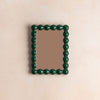 Cloakroom Bobbin Mirror, Gloss - Classic Green