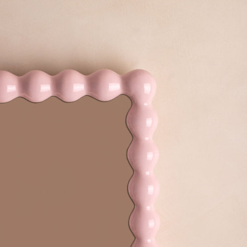Cloakroom Bobbin Mirror, Gloss - Piglet
