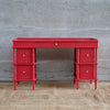 Bamboo Dressing Table with Reeded Drawers
