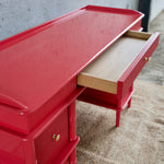 Bamboo Dressing Table with Reeded Drawers