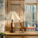 Flicker Lamp Base - Dark Oak