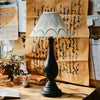 Flicker Lamp Base - Ebonised Oak