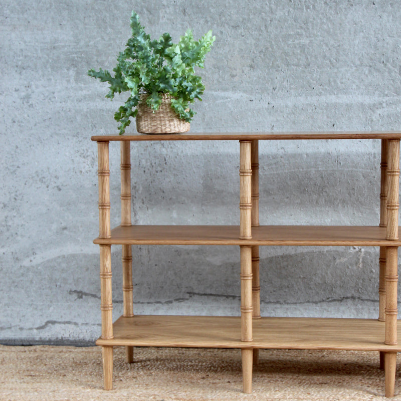 Bamboo Console Table - Three Tier