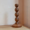Bobbin Candlestick - Natural or Stained Oak