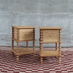 Bobbin Side Table with Drawer