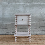 Bobbin Side Table with Drawer