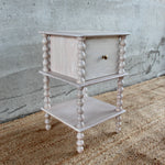 Bobbin Side Table with Drawer