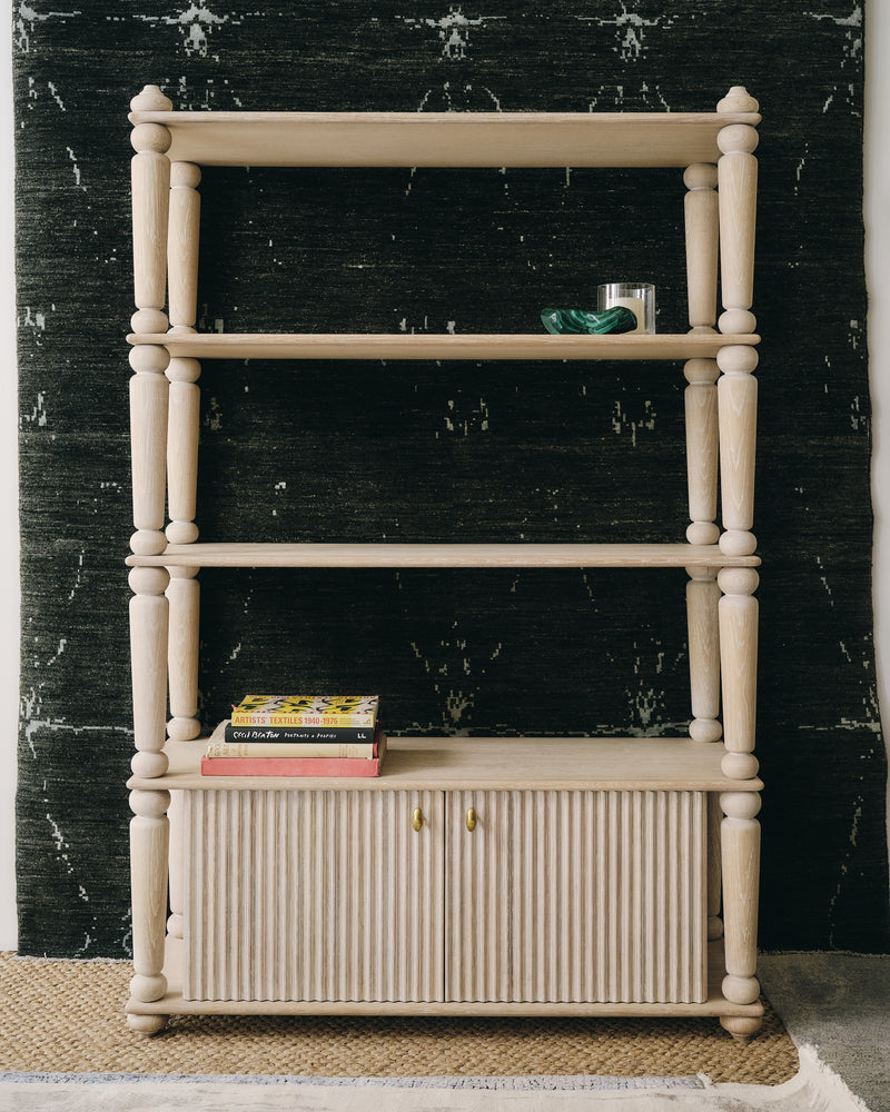 Astra Tiered Shelving with Cabinet