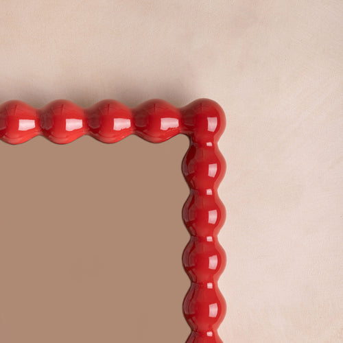 Bobbin Mirror, Gloss - Classic Red