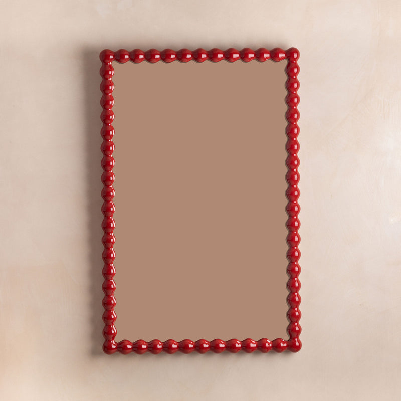 Bobbin Mirror, Gloss - Classic Red