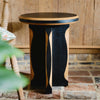 Tinker Side Table - Ebonised with Natural Oak