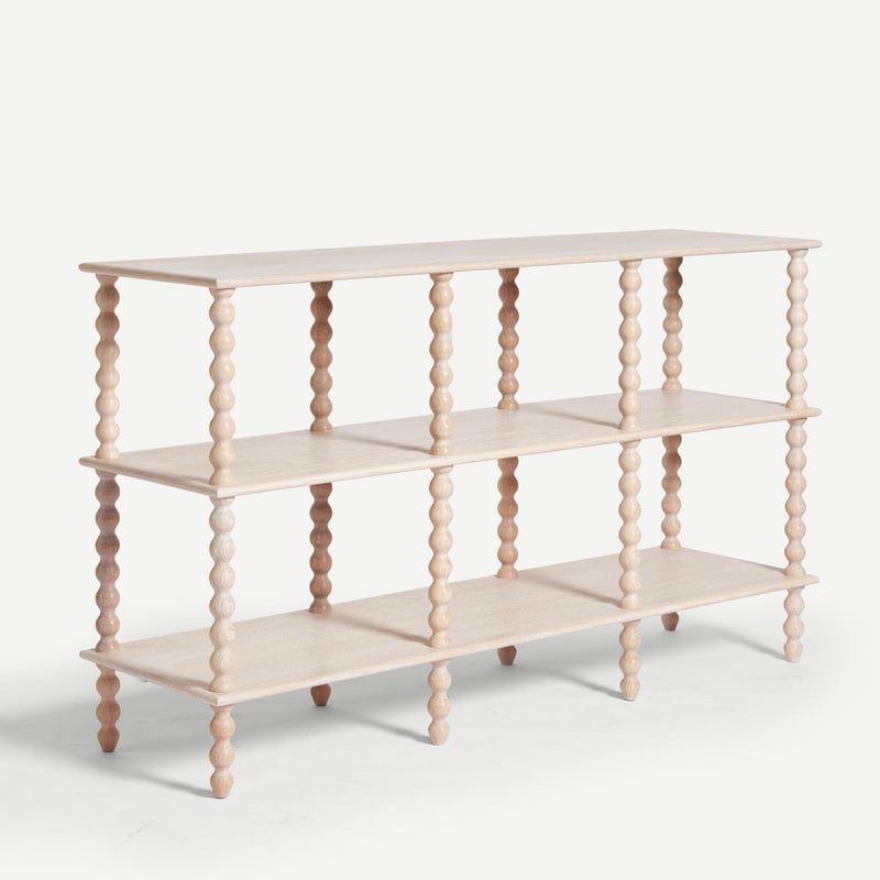 Bobbin Console Table - Three Tier