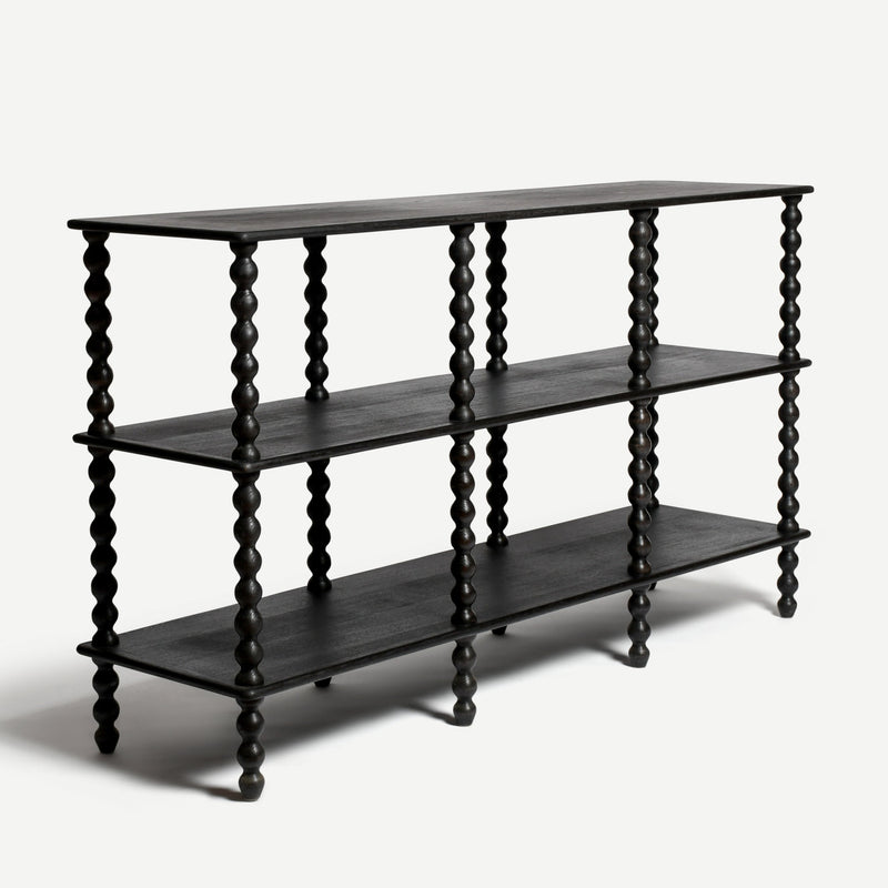 Bobbin Console Table - Three Tier